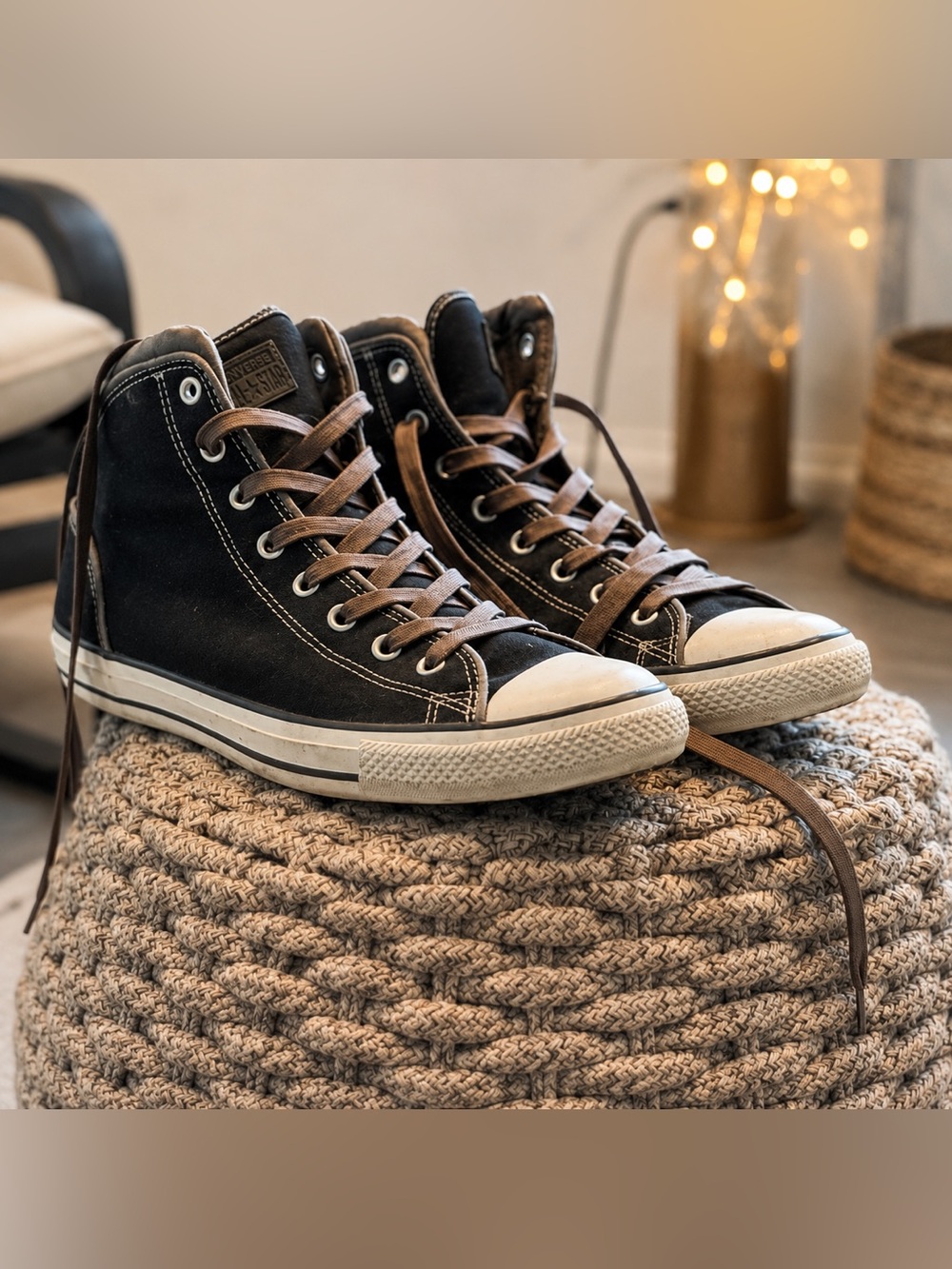 Chuck Taylor 2010s Converse All Star Static Hi Black /Charcoal 12M/14W Retro